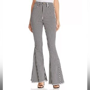 Show Me Your Mumu Berkeley Zip Up Striped Bell Bottoms